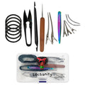 Locsanity Dual-Ended Metal Crochet Tool for Loc Retightening