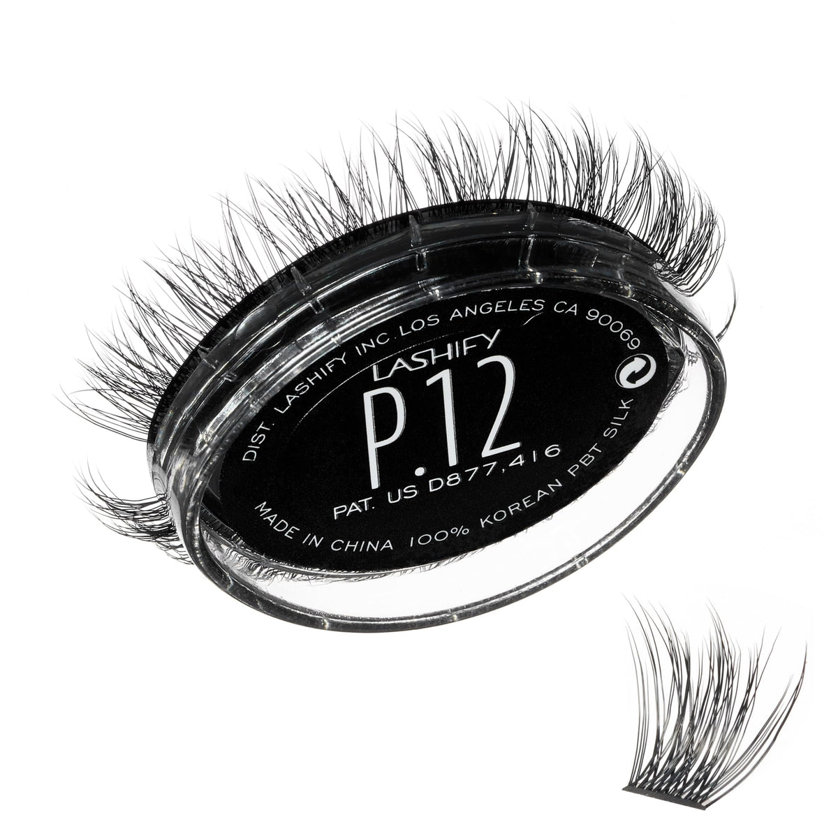 Lashify Plushy Gossamer Lashes, Premium Korean PBT Silk Volume Lashes