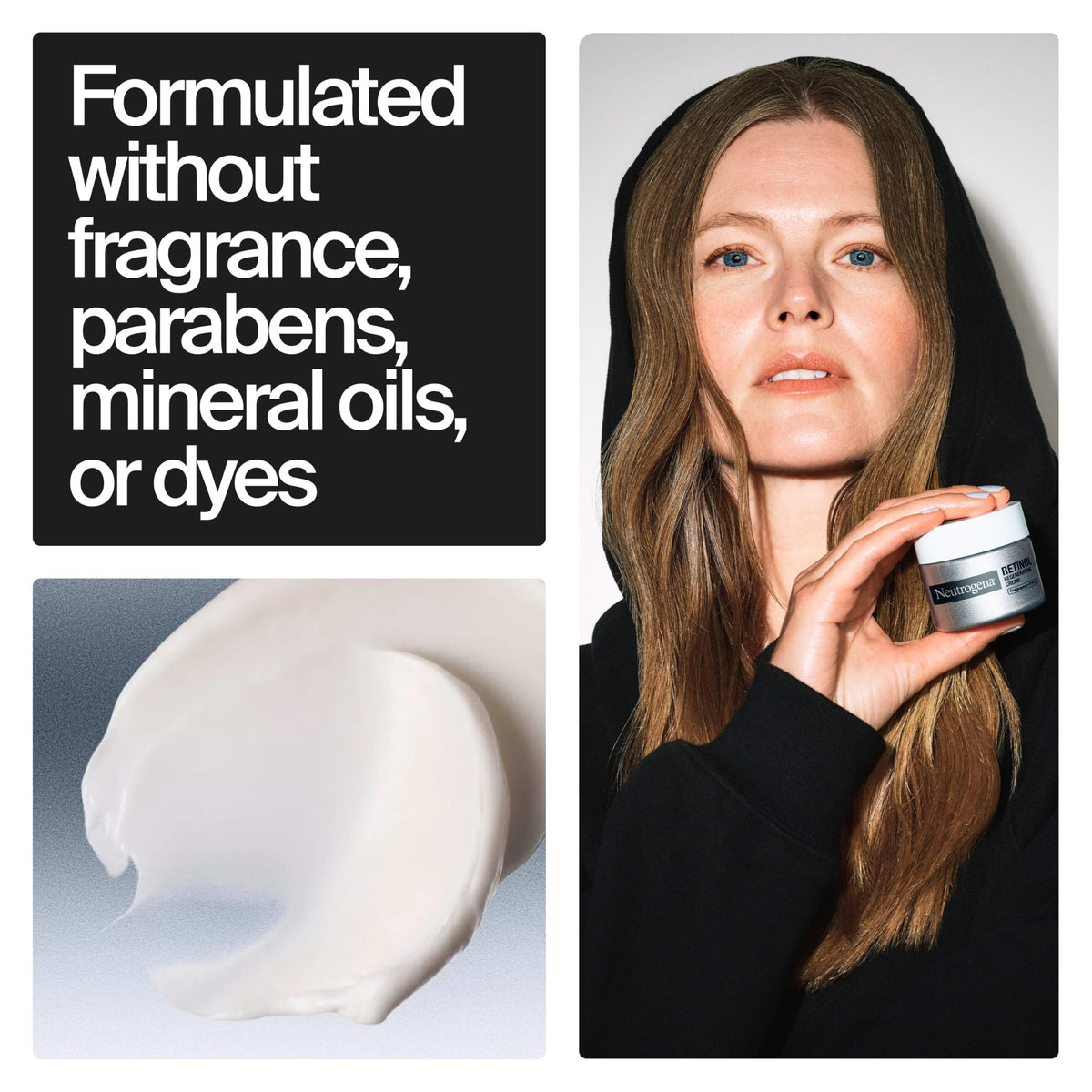 Neutrogena Retinol Regenerating Face Cream with Hyaluronic Acid and Cleanser