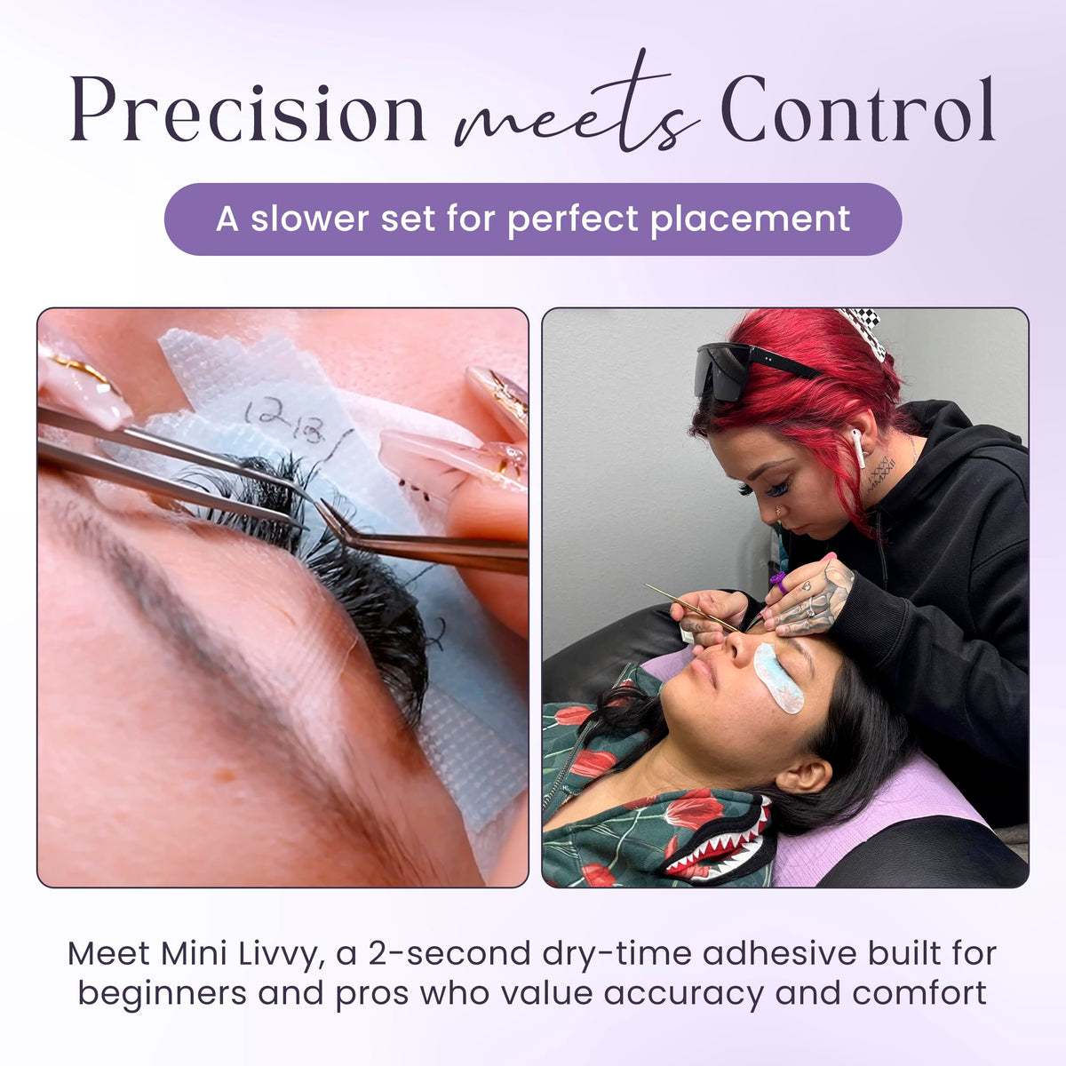 LivBay Mini Livvy Black Eyelash Extension Adhesive