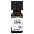 Aura Cacia, Pure Essential Oil, Organic Clary Sage, 0.25 fl oz (7.4 ml)