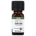 Aura Cacia, Pure Essential Oil, Organic Clary Sage, 0.25 fl oz (7.4 ml)