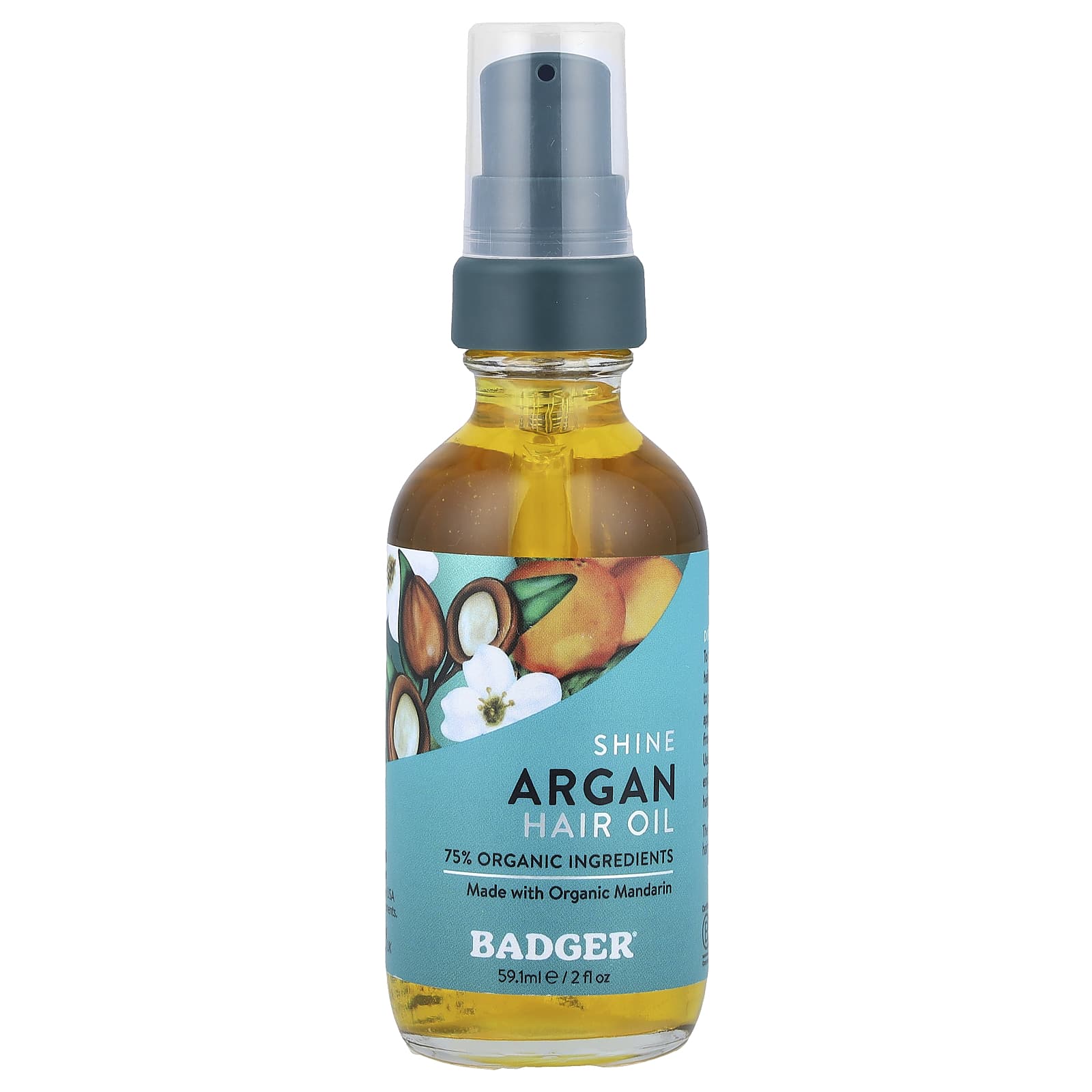 Badger, Argan Hair Oil, 2 fl oz (59.1 ml)