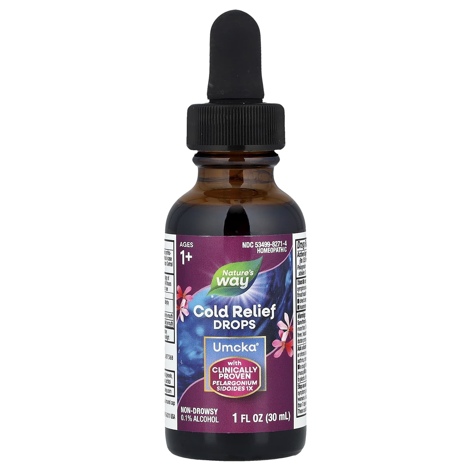 Nature's Way, Umcka®, Cold Relief Drops, Ages 1+, 1 fl oz (30 ml)