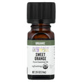 Aura Cacia, Pure Essential Oil, Organic Sweet Orange, 0.25 fl oz (7.4 ml)