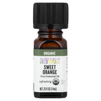 Aura Cacia, Pure Essential Oil, Organic Sweet Orange, 0.25 fl oz (7.4 ml)