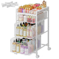 JKsmart Rolling Makeup Cart Organizer with Drawers and Dividers