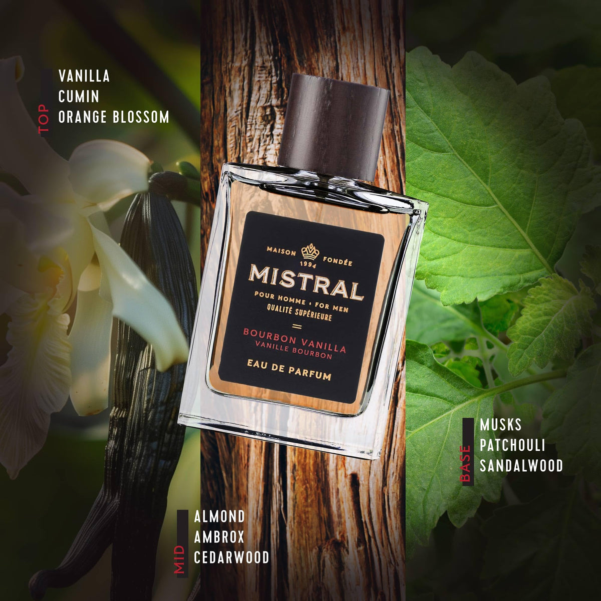 Mistral Men's Eau de Parfum Fragrance