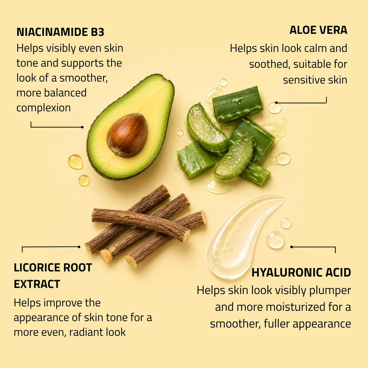 YEOUTH Niacinamide Serum with Hyaluronic Acid and Licorice Root