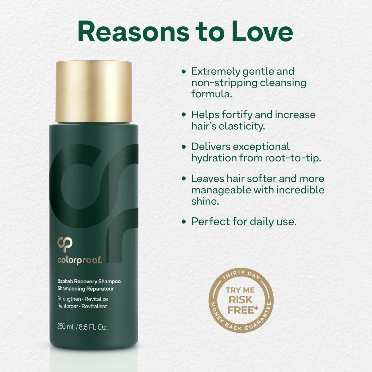 ColorProof Baobab Recovery Shampoo for Damaged, Color-Treated Hair