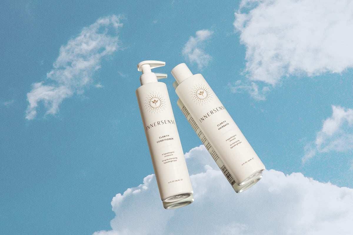 Innersense Organic Beauty Clear + Calm Hypoallergenic Hairbath + Conditioner Duo