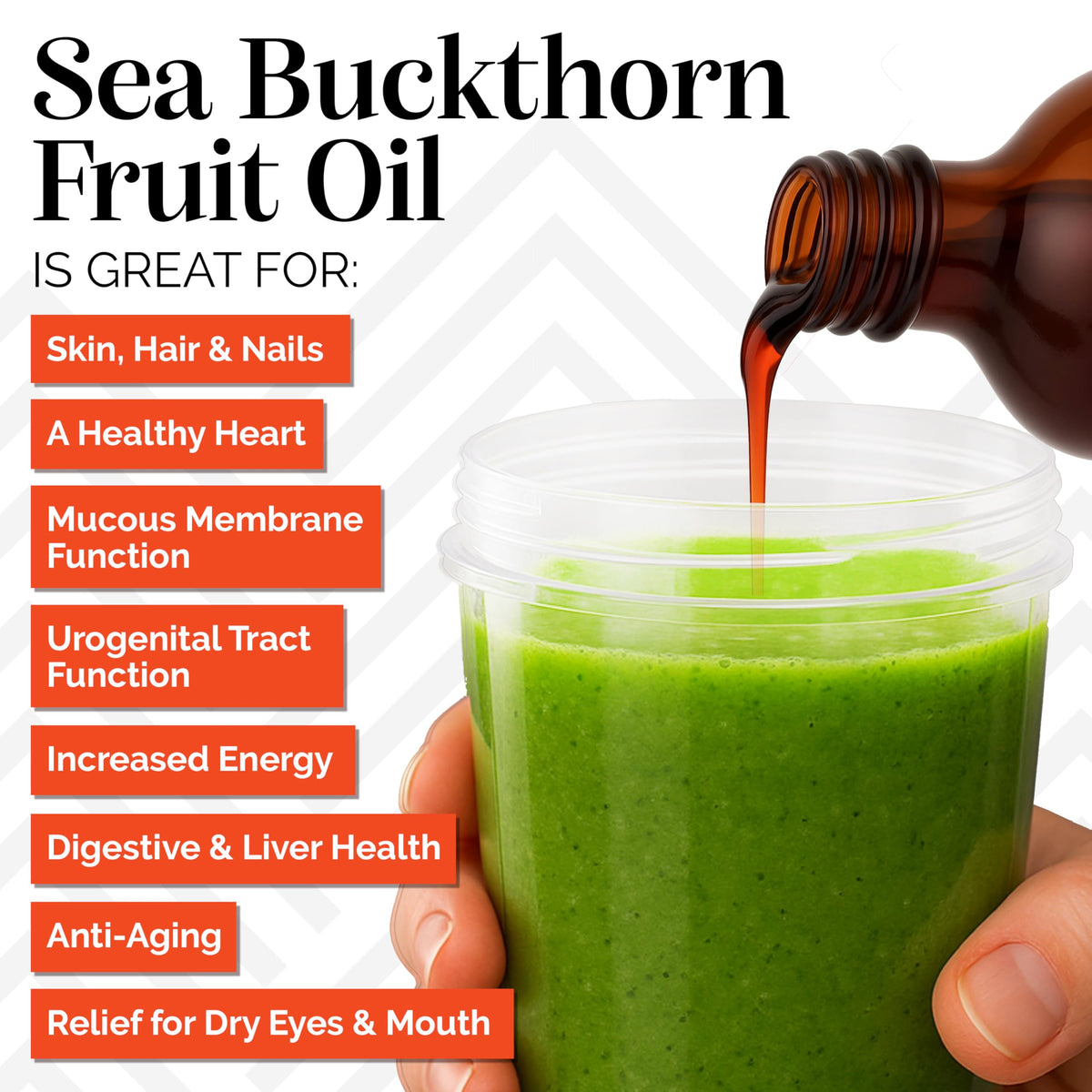 SIBU Premium Himalayan Omega-7 Sea Buckthorn Fruit Oil