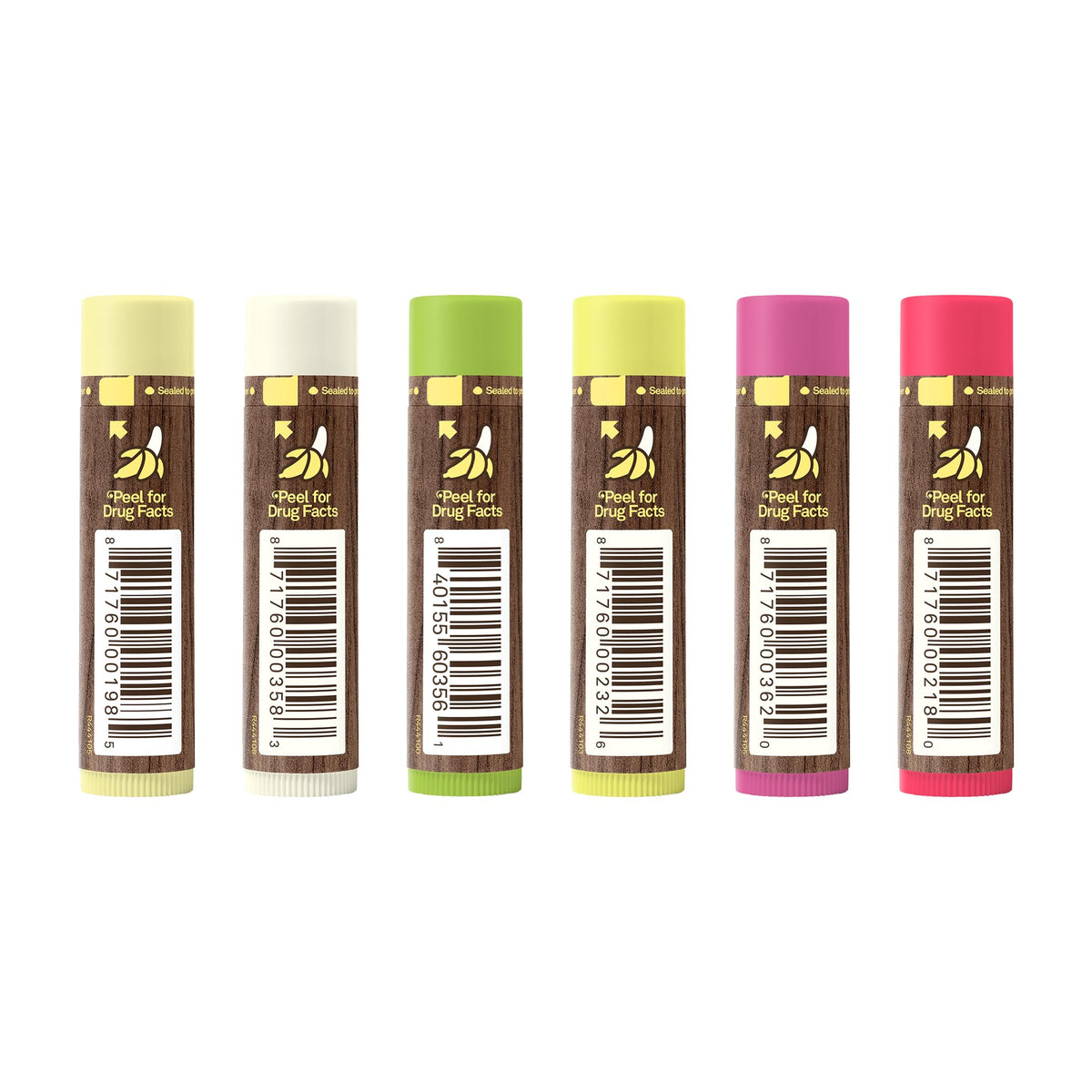 Sun Bum SPF 30 Lip Balm Variety Pack, 6 Flavors, 0.15 oz Sticks