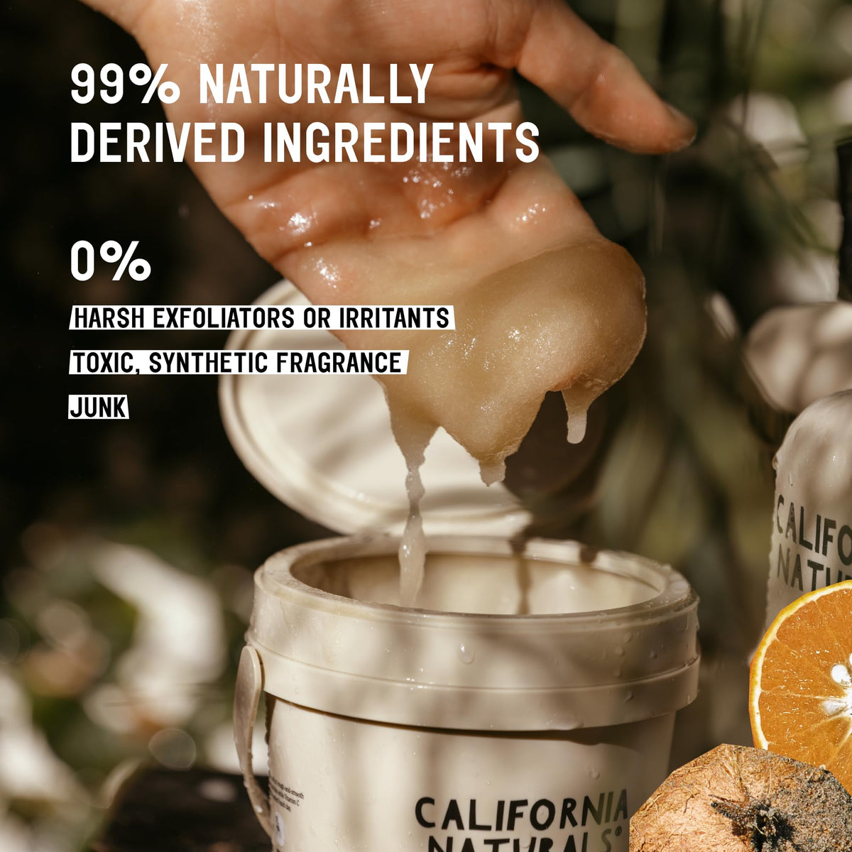 California Naturals Exfoliating Body Scrub with Coconut Oil, Vitamin C & Sugar, 14.5 oz