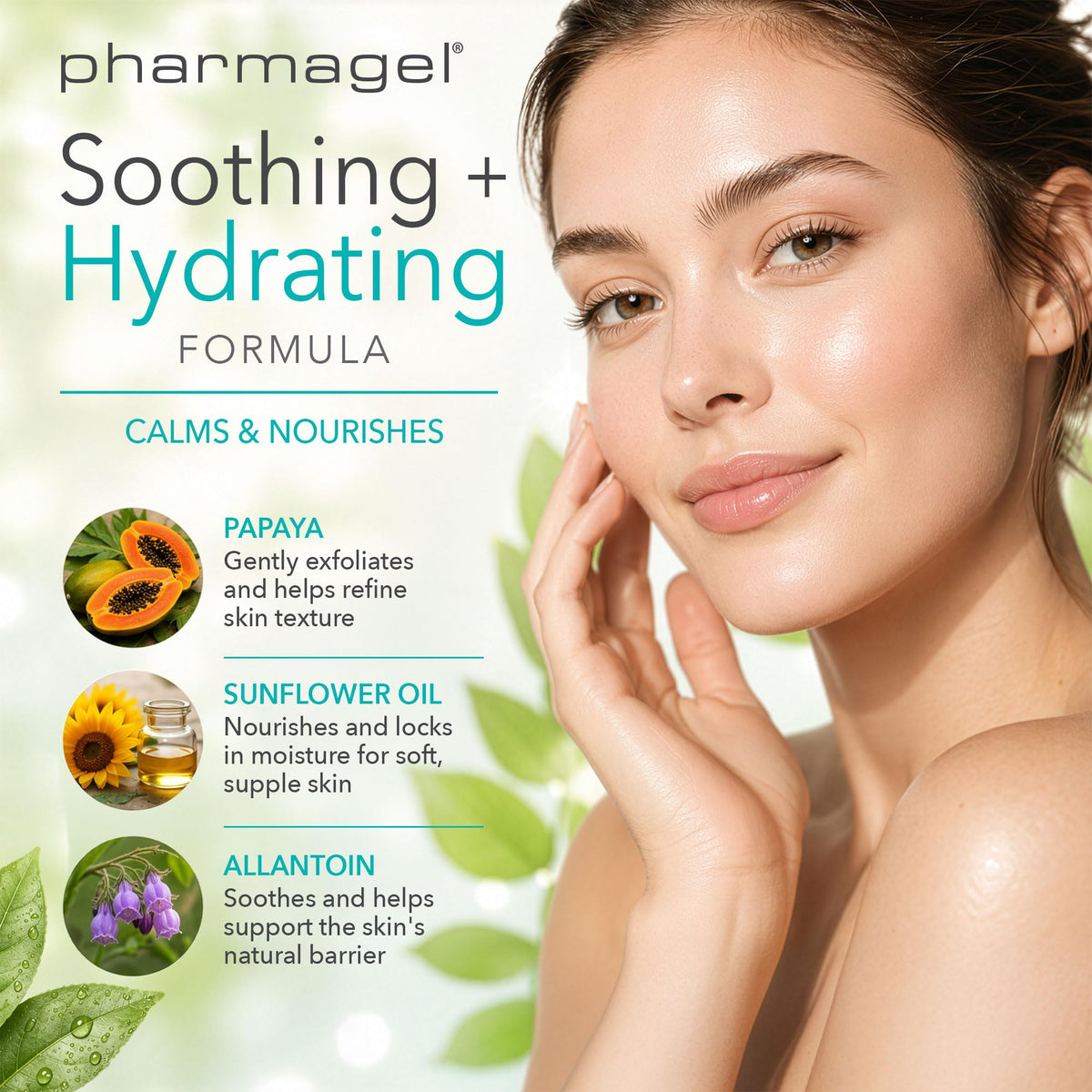 Pharmagel Gentle Papaya Face & Body Exfoliator Scrub