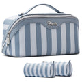 BOYATU 3-Piece Travel Makeup Bag Set with Compartments