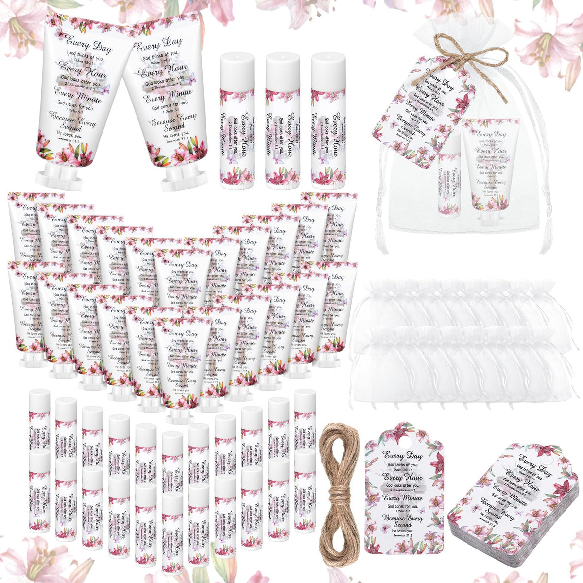 Christian Bible Verse Hand Cream and Lip Balm Gift Set