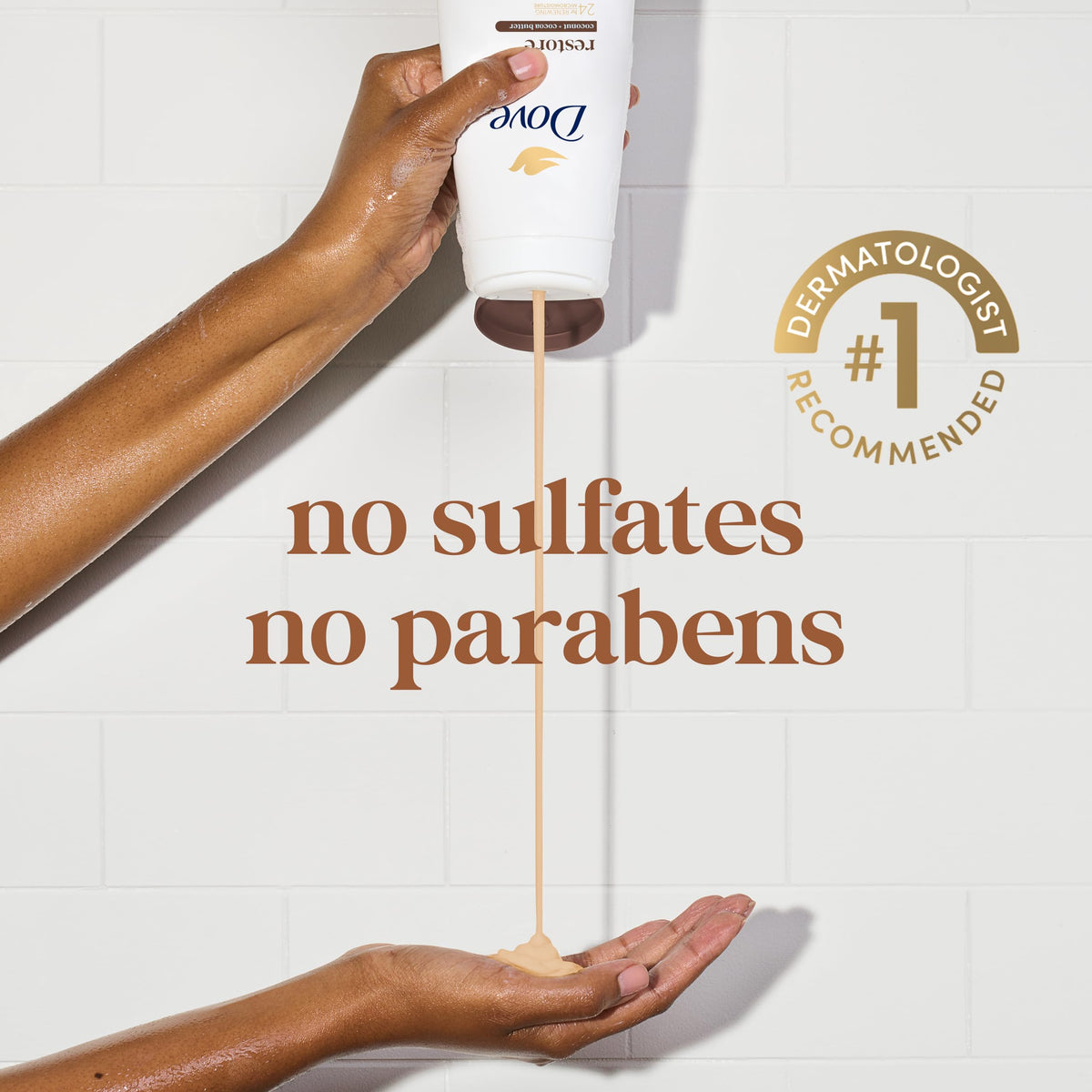 Dove Restoring Coconut & Cocoa Butter Body Wash 4 Count