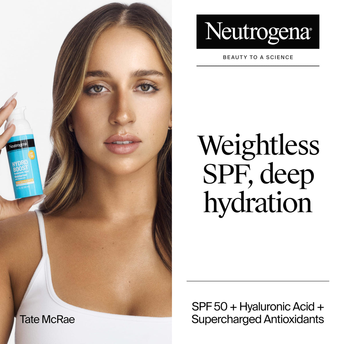 Neutrogena Hydro Boost Hyaluronic Acid Face Moisturizer SPF 50