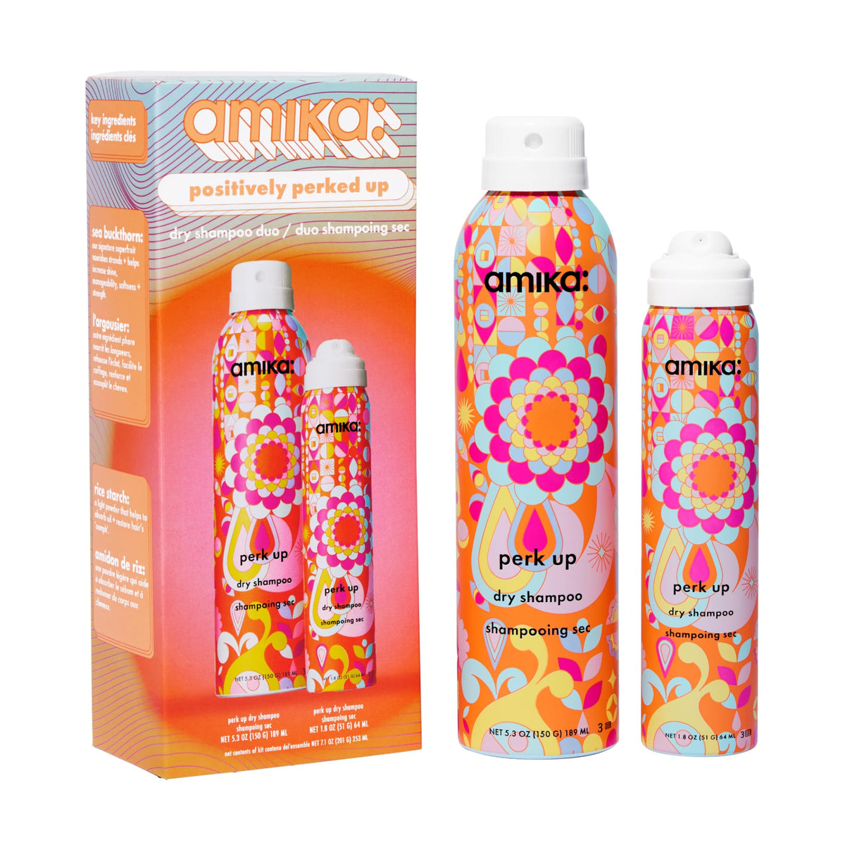 amika Perk Up Dry Shampoo Duo Gift Set