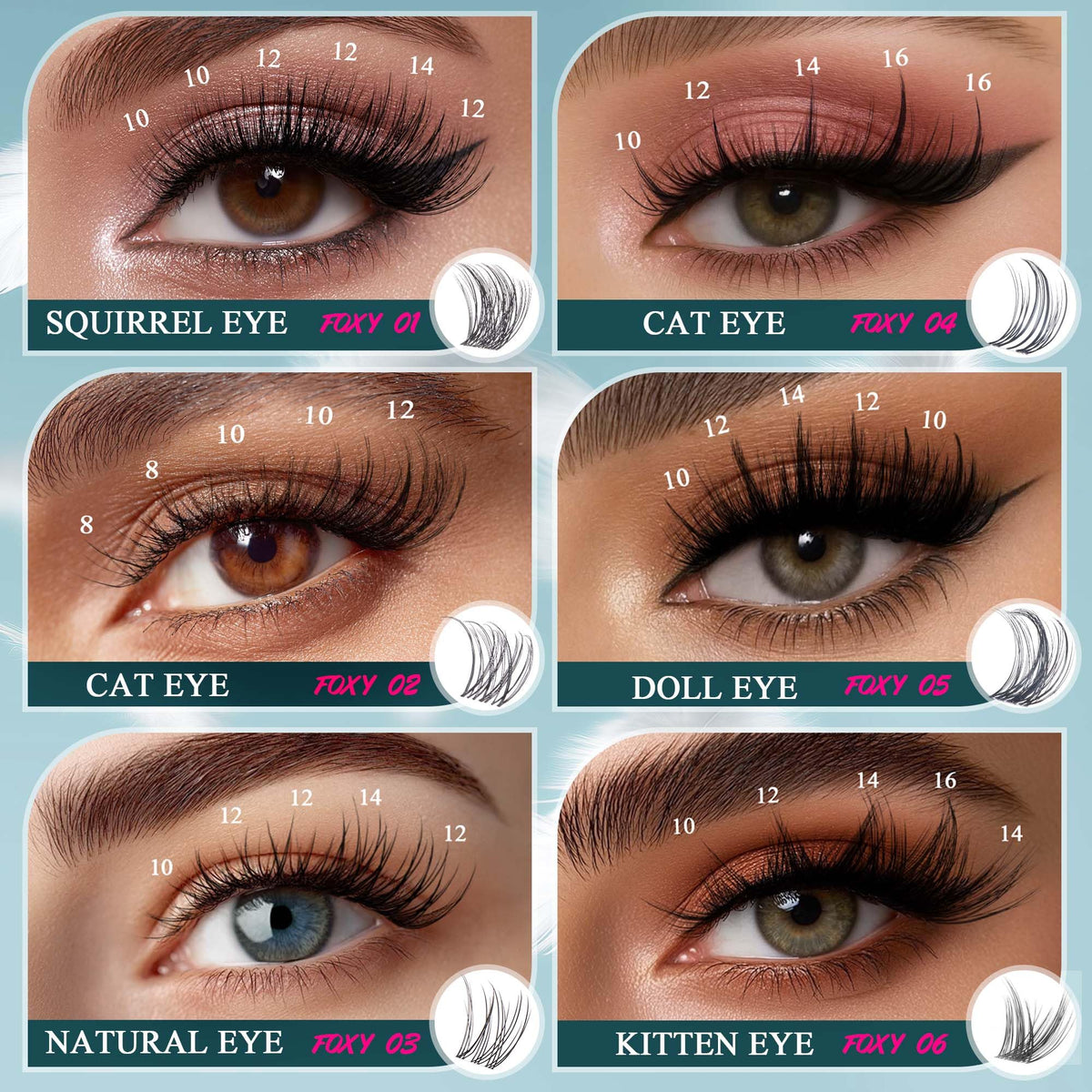 Eyelash Clusters