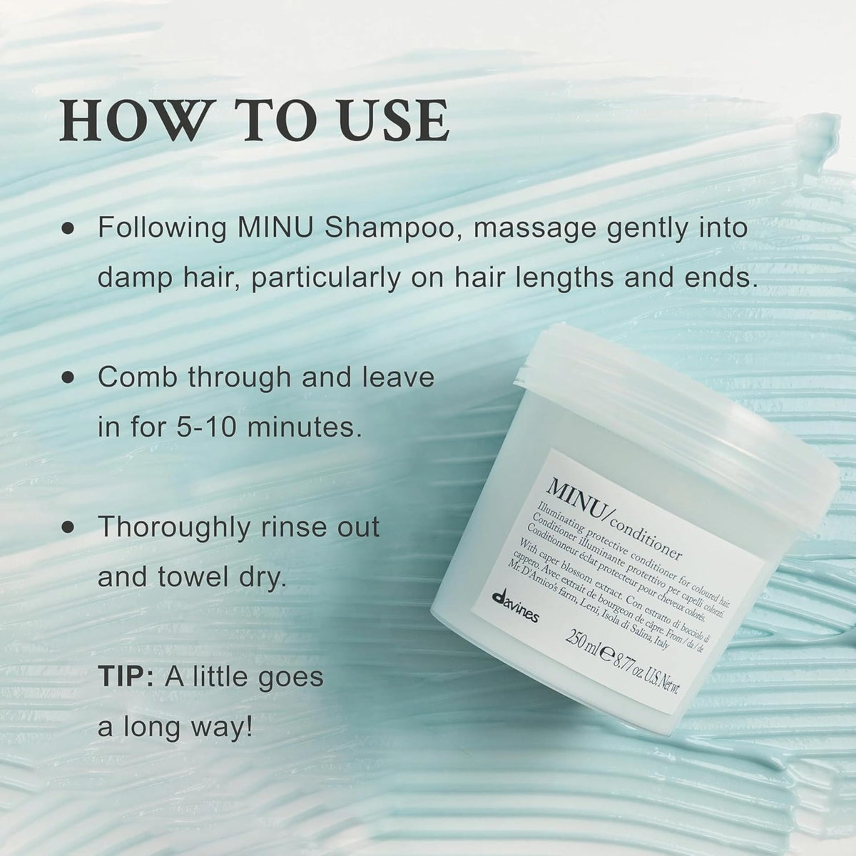 Davines MINU Conditioner for Color-Treated Hair