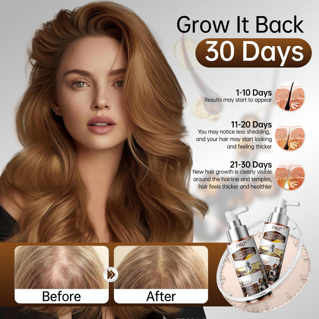 PKU Hair Growth Spray with Biotin & Rosemary Oil