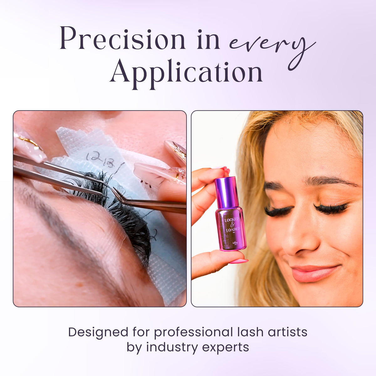 LivBay Locked & Loaded Professional Lash Adhesive, 1-Second Drying, 5ml