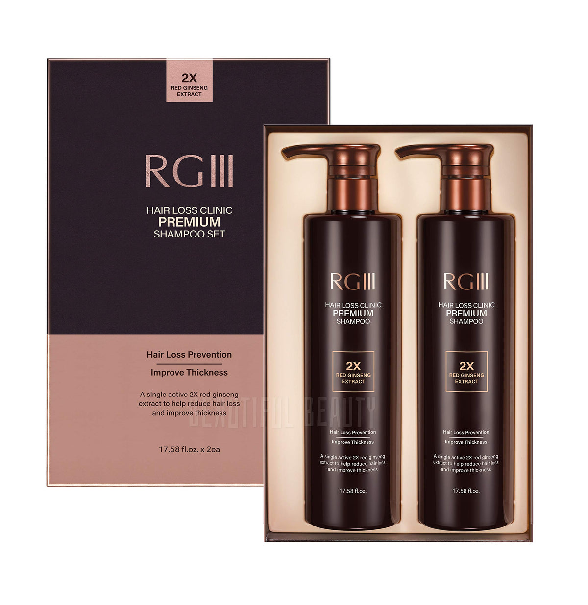 RG3 RGIII Premium Hair Loss Clinic Shampoo