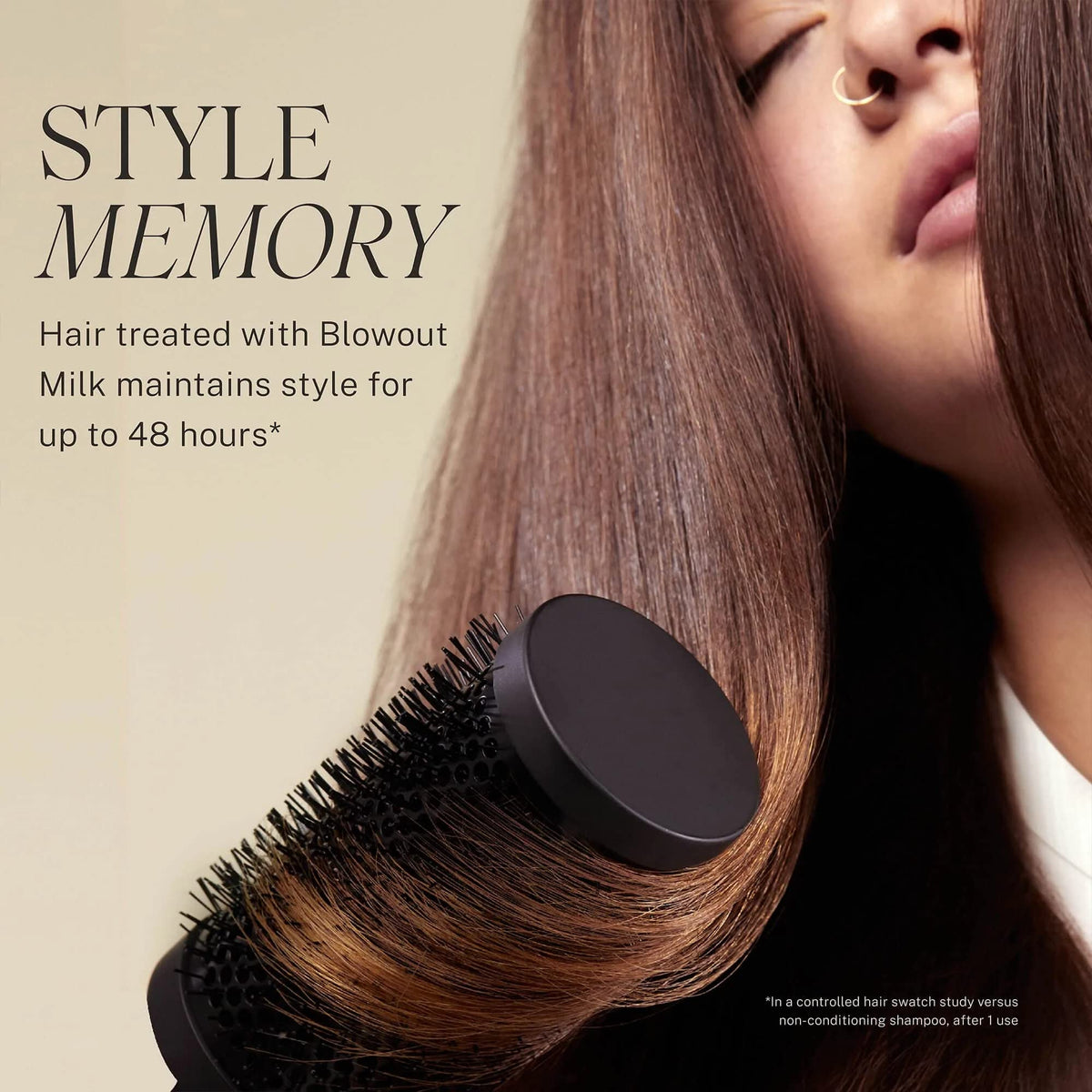 JVN Complete Blowout Styling Milk, Frizz Control & Heat Protectant