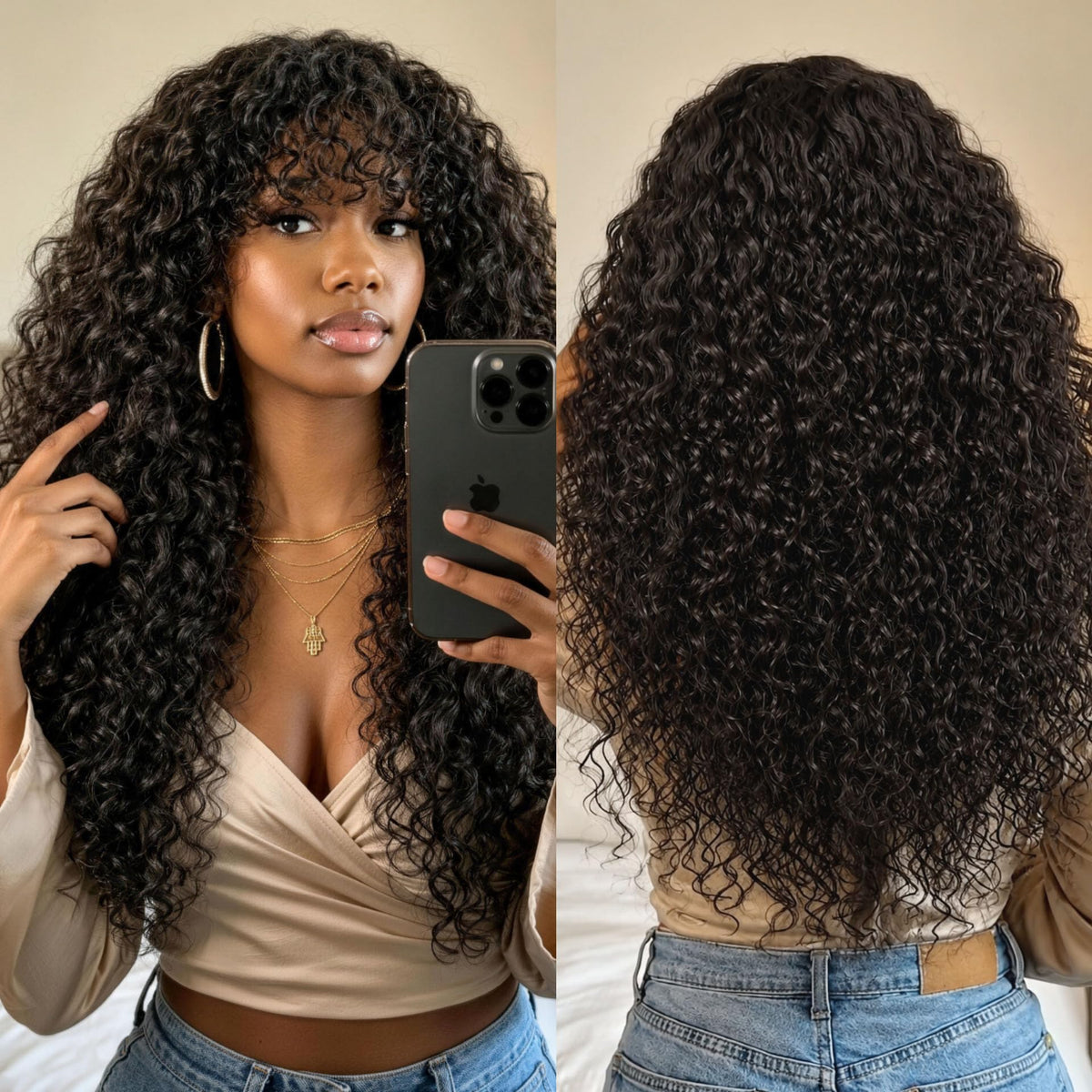 Frodio Curly Wig with Veralux Fiber Blend