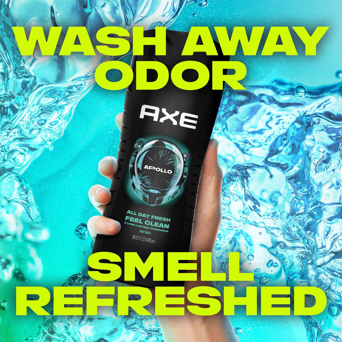 AXE Men's 3-in-1 Face, Body Wash & Shampoo Variety 5-Pack, 16 Fl Oz Each
