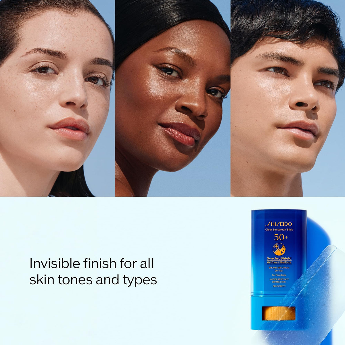 Shiseido Clear Sunscreen Stick SPF 50+ Broad-Spectrum Face Sunscreen