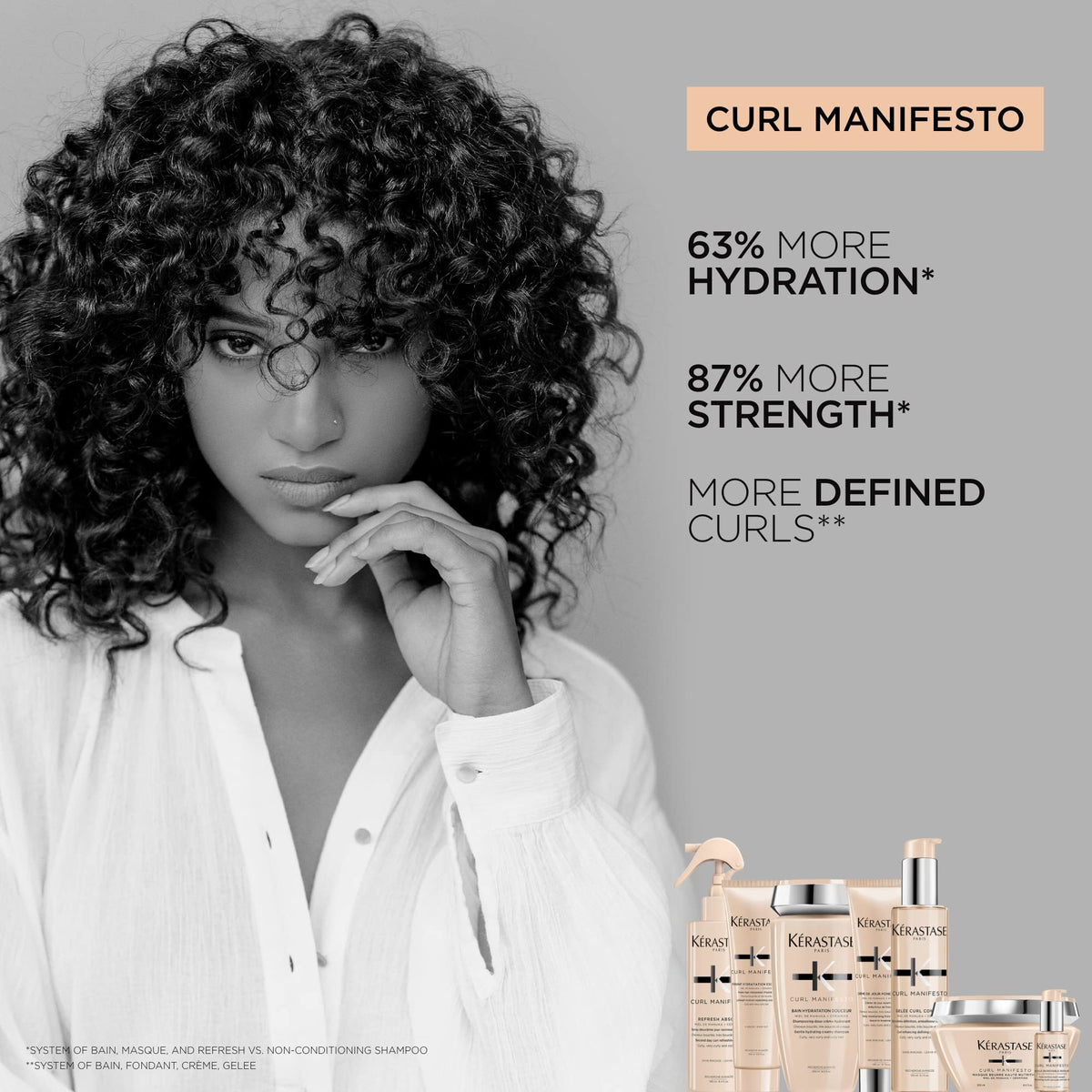 Kérastase Curl Manifesto Gelée Curl Contour Hair Serum, 5.1 Fl Oz