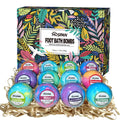 HOSPAN Organic Foot Bath Bombs Gift Set with Essential Oils