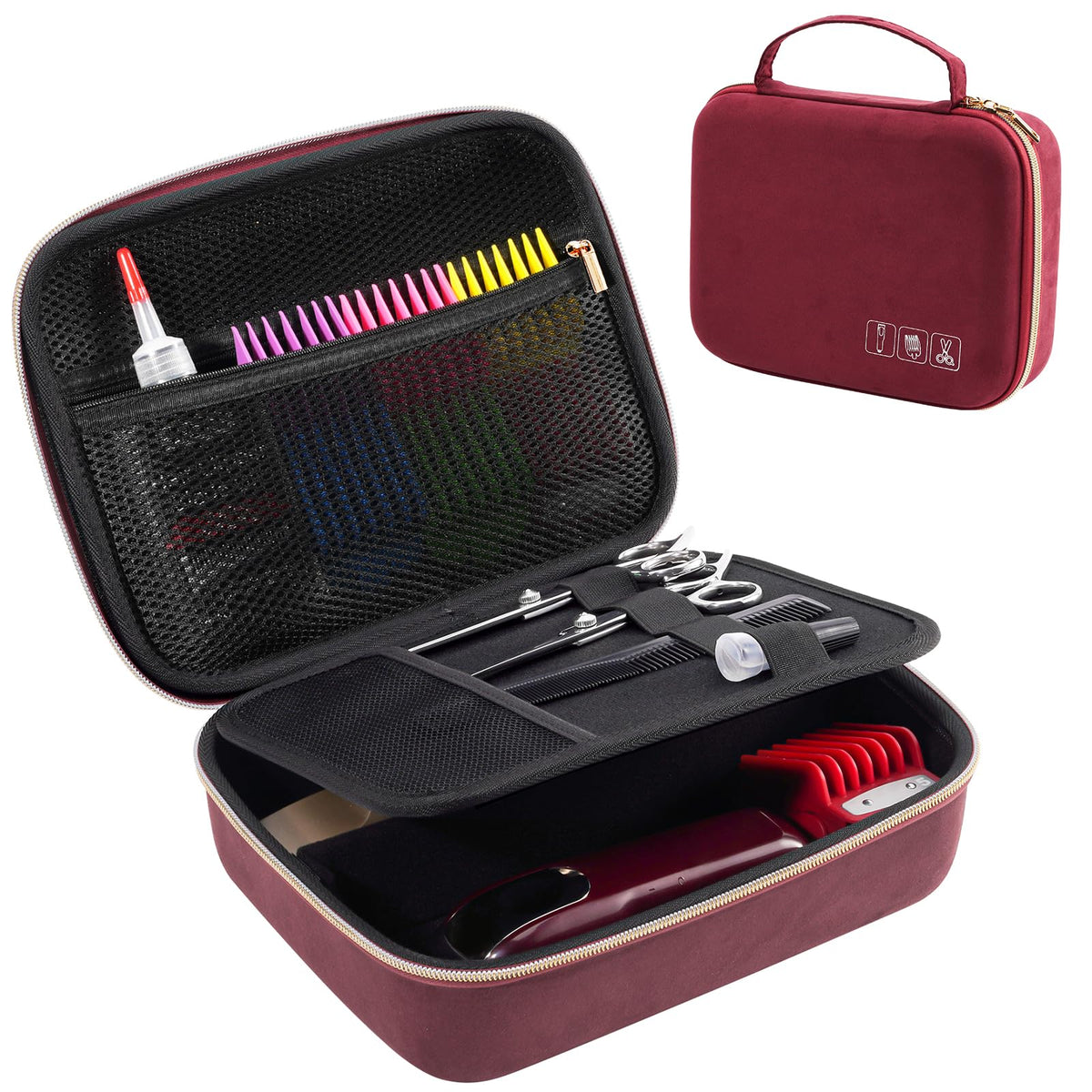 ProCase Hard Travel Case for Hair Clippers and Grooming Accessories
