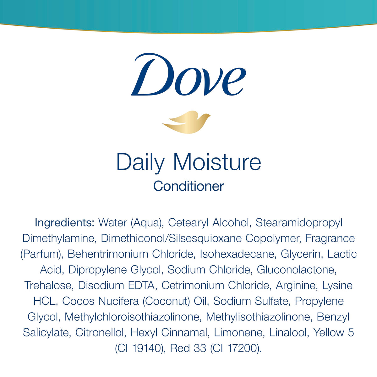 Dove Daily Moisture Shampoo & Conditioner Set with Pumps, 2 Count, 31 oz