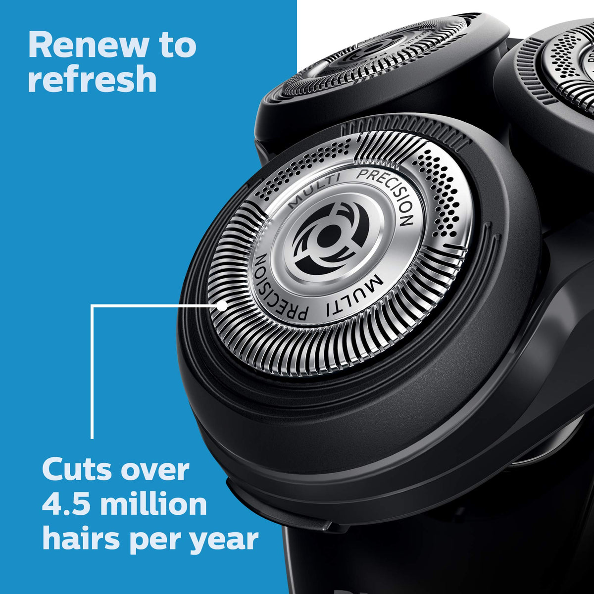 Philips Norelco SH50/52 Genuine Shaving Heads with MultiPrecision Blades
