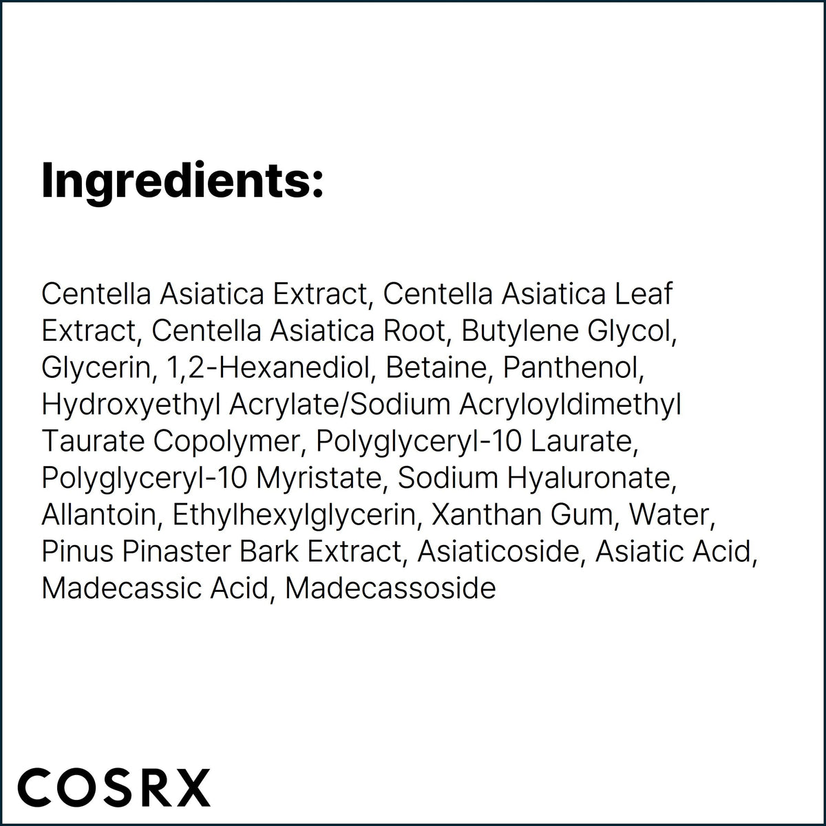 COSRX Pure Fit Cica Serum with Centella, Soothing Face Serum, 1.01 fl oz