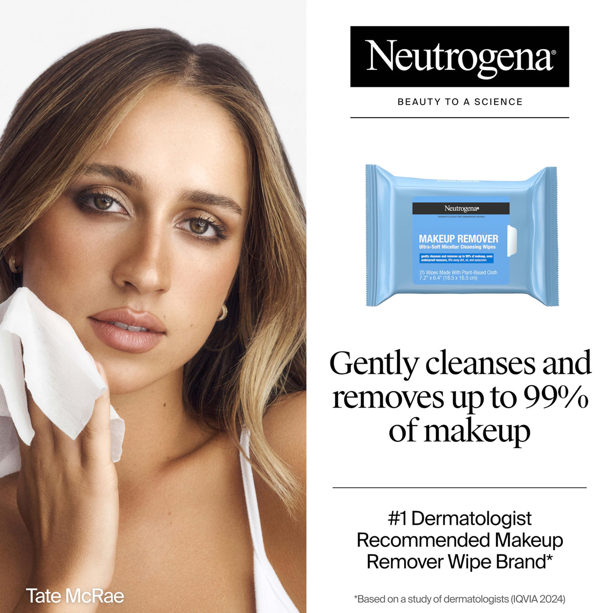 Neutrogena Ultra-Soft Micellar Makeup Remover Wipes