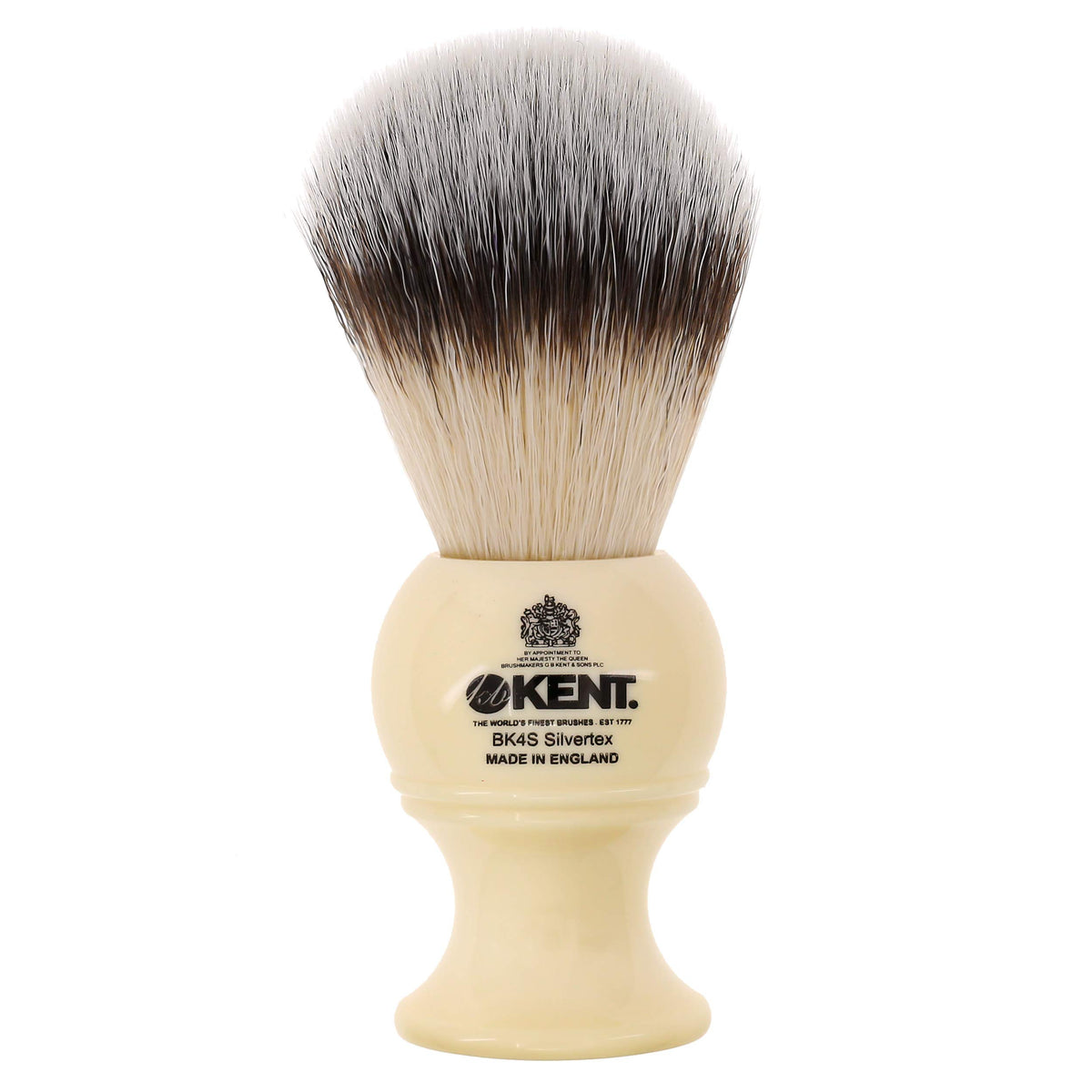 Kent Synthetic Shaving Brush with Silvertex Bristles