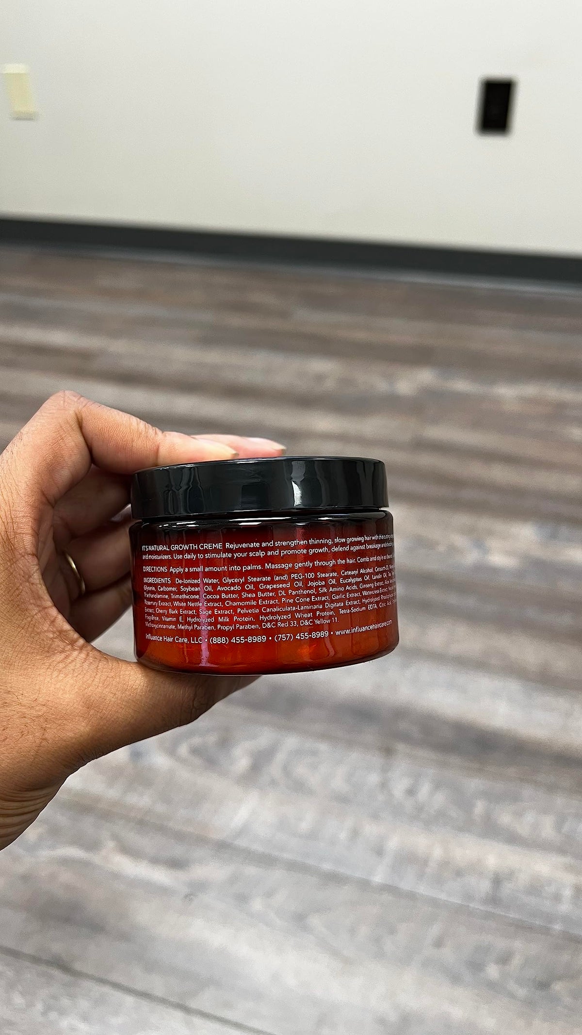 It’s Natural Growth Creme for Hair Strength, Shine & Softness, 4 Ounce