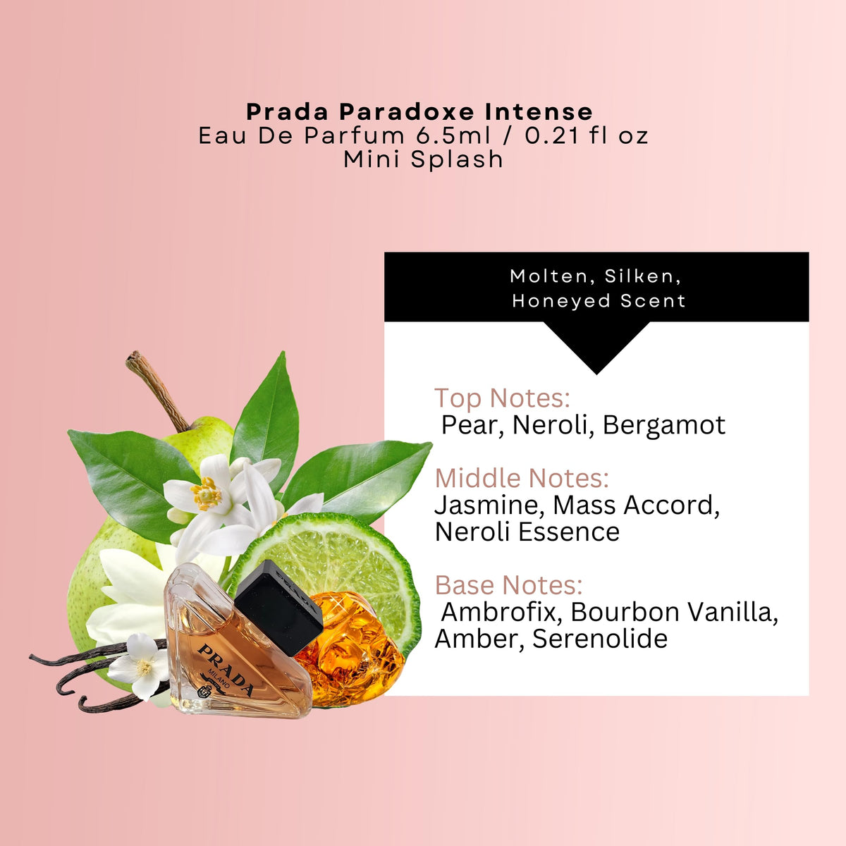 Prada Paradoxe Intense Women’s Mini Splash Perfume 0.23 fl oz
