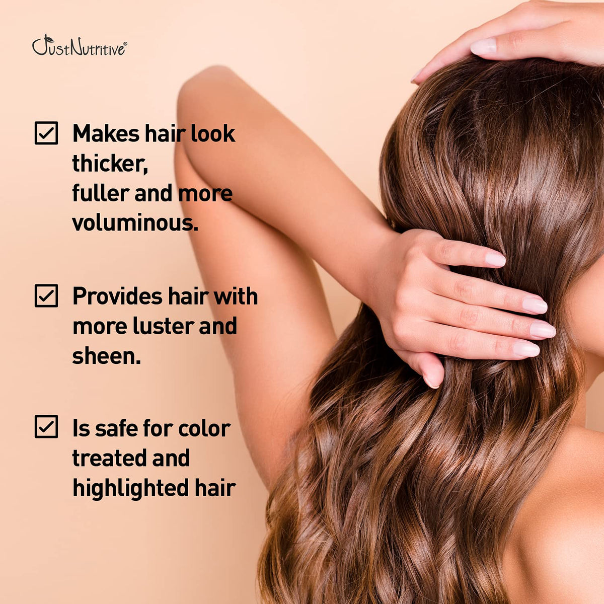 Just Nutritive Hair Loss Shampoo for Thinning Hair, 16 oz