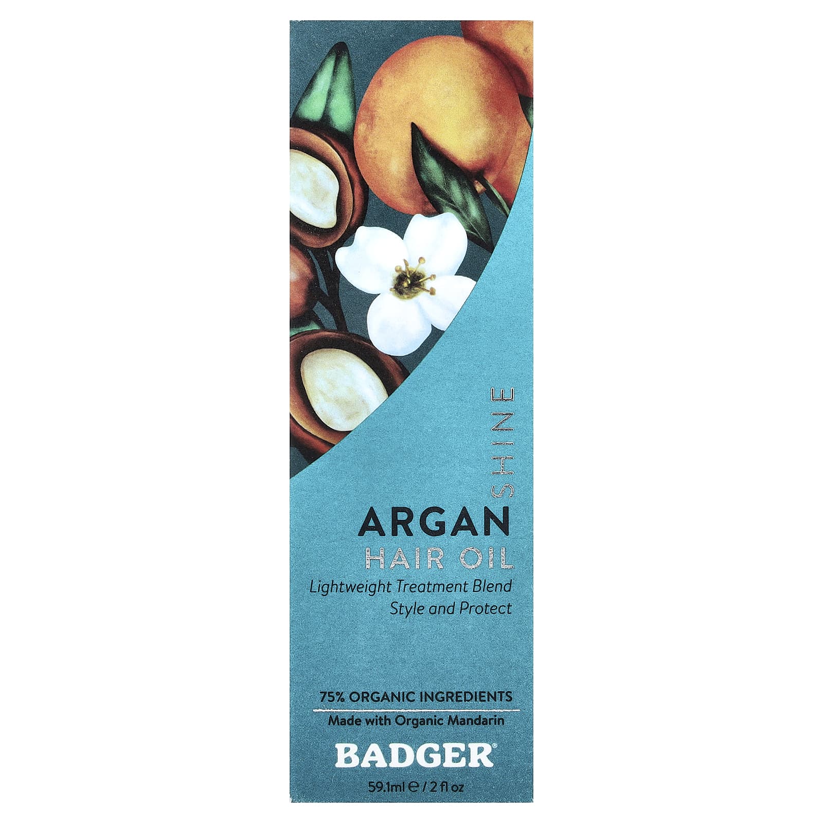 Badger, Argan Hair Oil, 2 fl oz (59.1 ml)