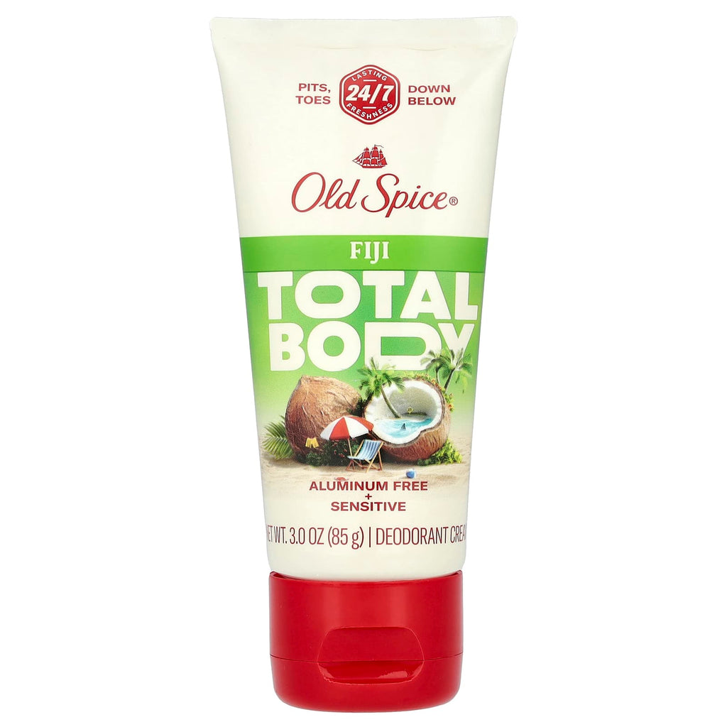 Old Spice, Total Body, Deodorant Cream, Aluminum Free, Fiji , 3 oz (85 g)
