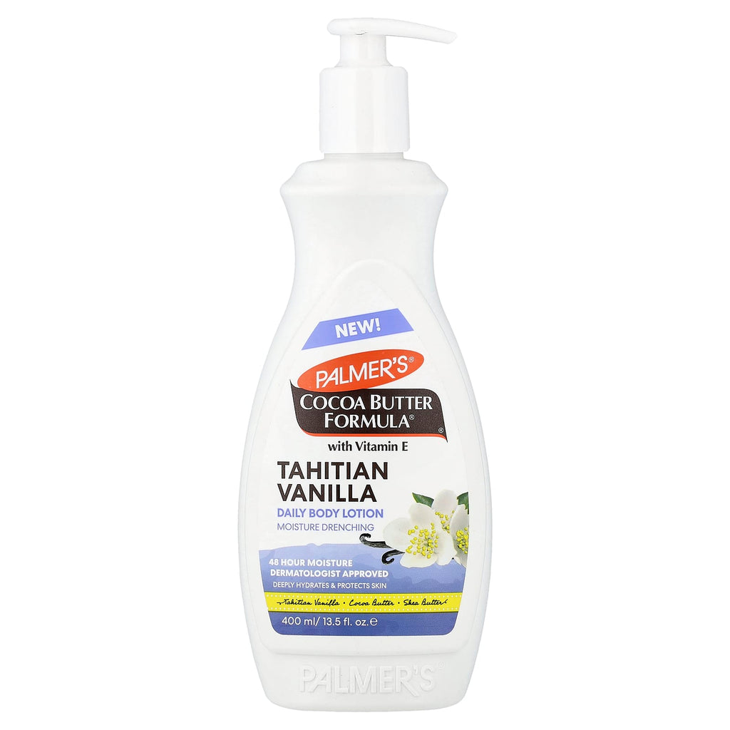 Palmer's, Cocoa Butter Formula® with Vitamin E, Daily Body Lotion, Tahitian Vanilla, 13.5 fl oz (400 ml)