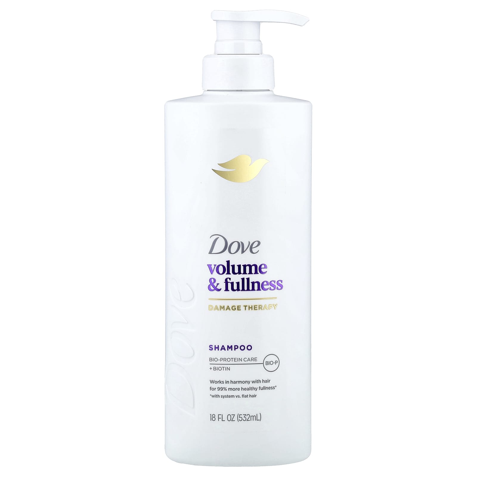 Dove, Volume & Fullness, Shampoo, 18 fl oz (532 ml)