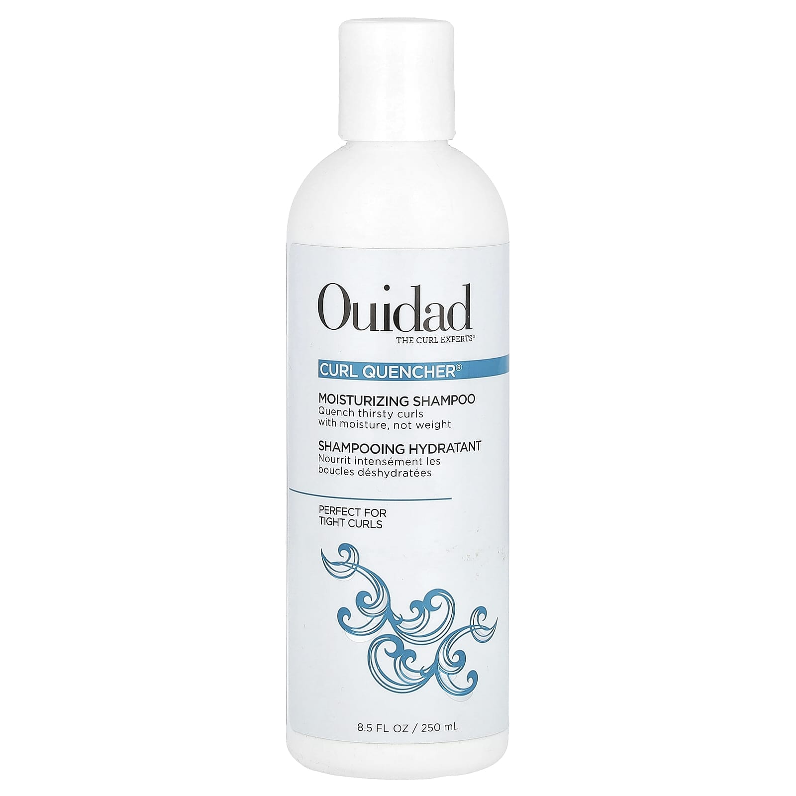 Ouidad, Curl Quencher®, Moisturizing Shampoo, Tight Curls, 8.5 fl oz (250 ml)