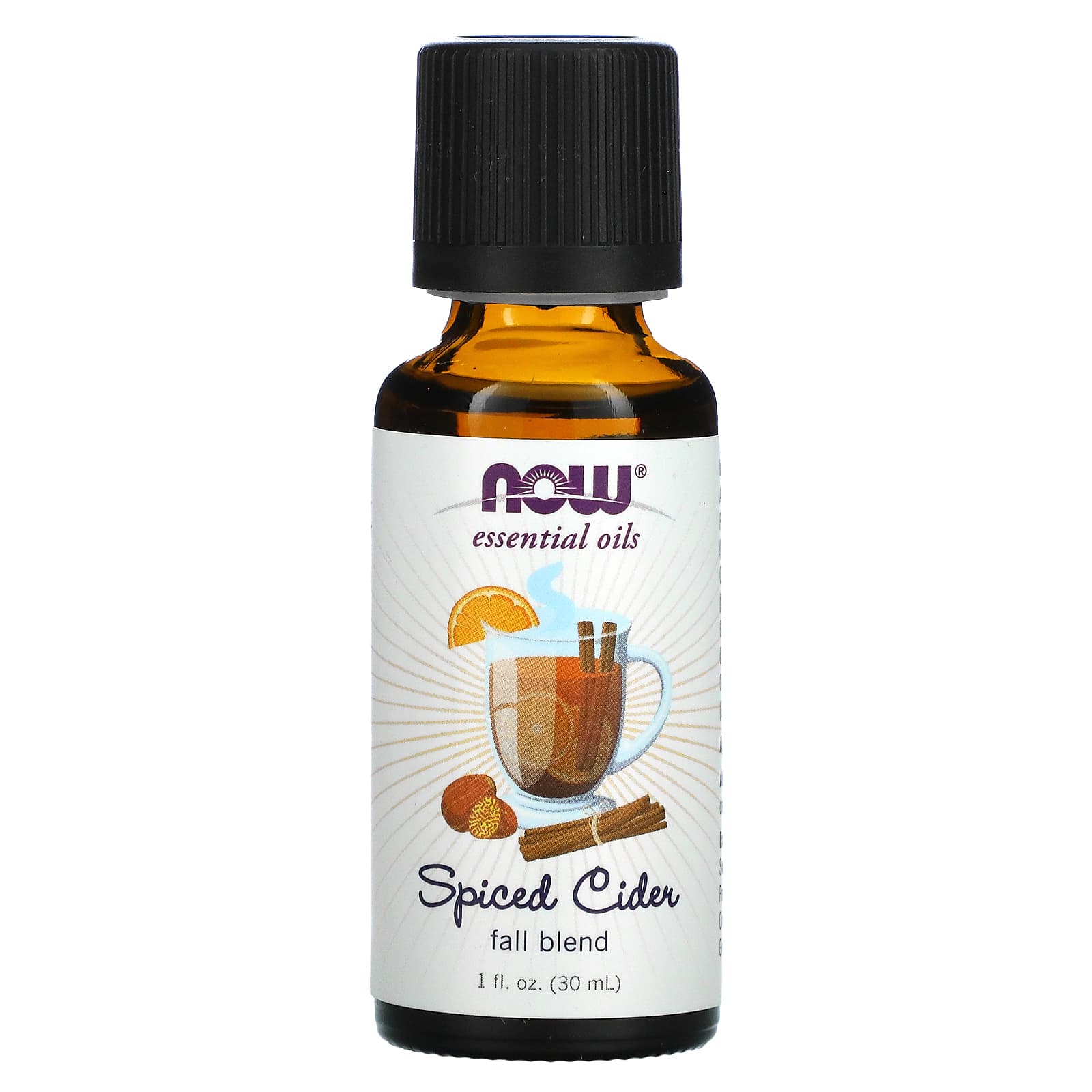 NOW Foods, Essential Oils, Spiced Cider, 1 fl oz (30 ml)